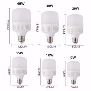 Kích thước bóng đèn LED