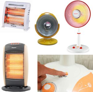 Quạt sưởi ấm đèn halogen